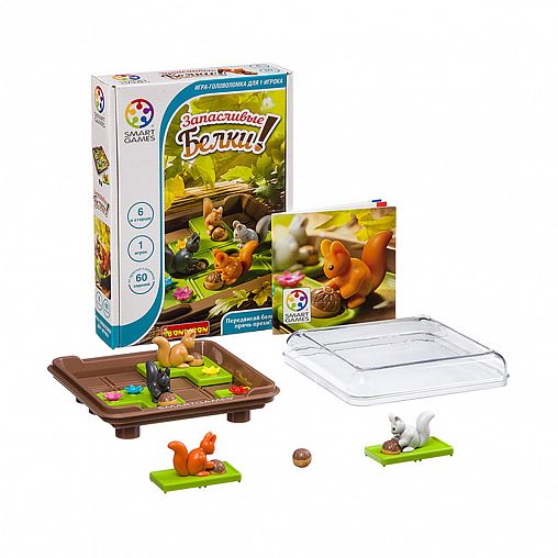 Настольная игра-головоломка Bondibon Запасливые белки, от 6 лет фото