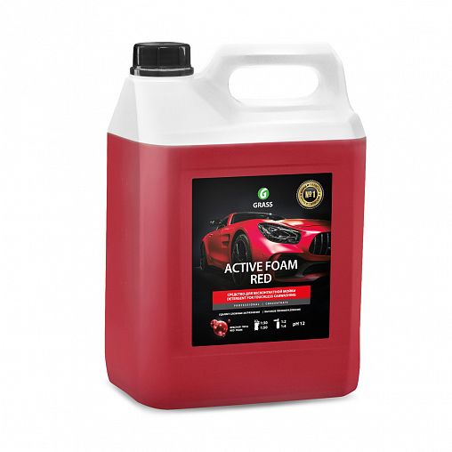 Активная пена Grass Active foam red для бесконтактной мойки (концентрат) 5,8 кг фото