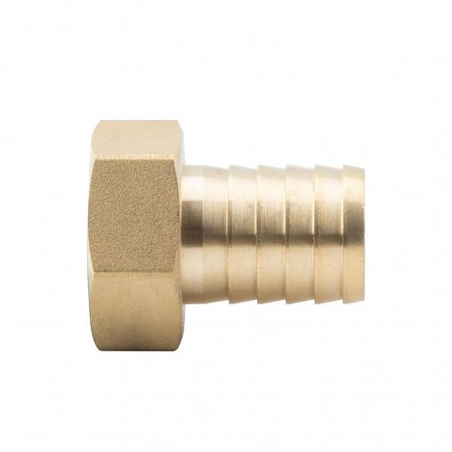 Штуцер латунный для шланга Alato с внутренней резьбой 3/4", 25 мм фото