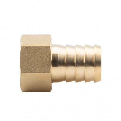 Штуцер латунный для шланга Alato с внутренней резьбой 1/2", 16 мм фото