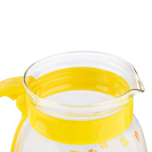 Кувшин Mallony Brocca-1800 1,8 л, стеклянный, пластиковая ручка фото