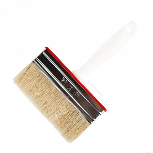 Макловица Krafor, натуральная щетина, пластиковая ручка, 40 x 140 мм фото