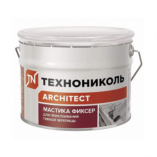 Мастика фиксер №23 Технониколь Professional, для гибкой черепицы, 3,6 кг, черная фото
