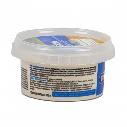 Шпатлевка по дереву Текс Профи, береза, 0,25 кг фото