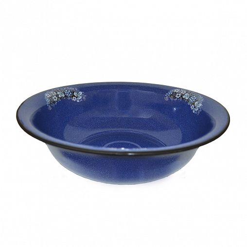 Таз эмалированный СтальЭмаль, 12 л, с декором фото