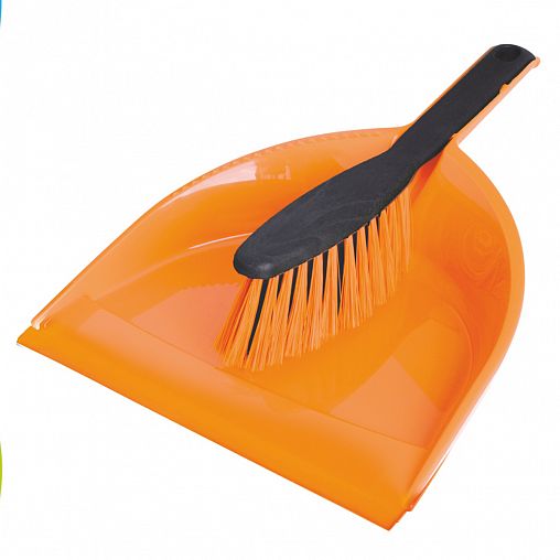 Комплект для уборки Azur, совок с щеткой-сметкой фото