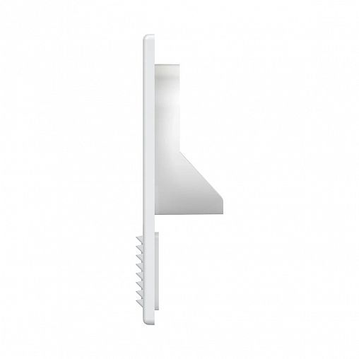 Площадка торцевая Era РУФ, пластик, разъемная, с решеткой и фланцем d 125 мм, 185 x 254 мм фото