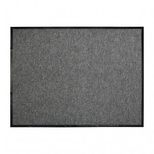 Коврик придверный Vortex Trip, влаговпитывающий, ребристый, 90 x 120 см, серый фото