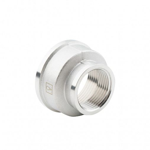 Муфта переходная латунная никелированная Alato с внутренней резьбой 1 1/2" x 1" фото