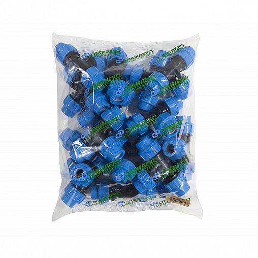 Тройник комбинированный полипропиленовый Джилекс, с внутренней резьбой, 25 x 25 x 25 мм фото