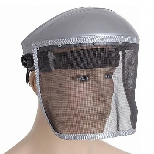 Щиток защитный лицевой Исток, с реечный механизмом, экран стальная сетка фото