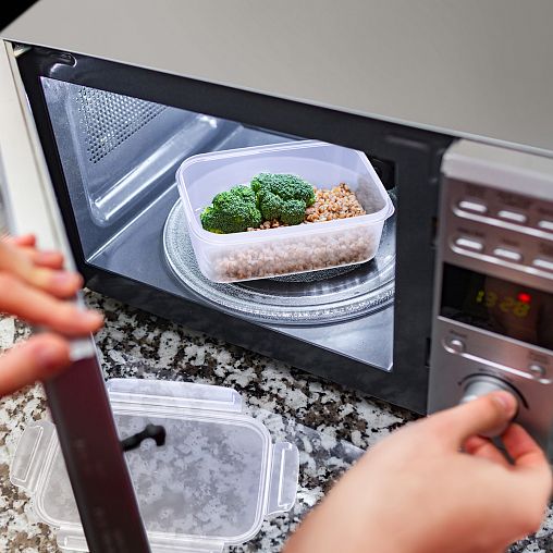 Набор контейнеров для СВЧ Альтернатива Прайм, (0,5 л + 1 л + 1,6 л) фото