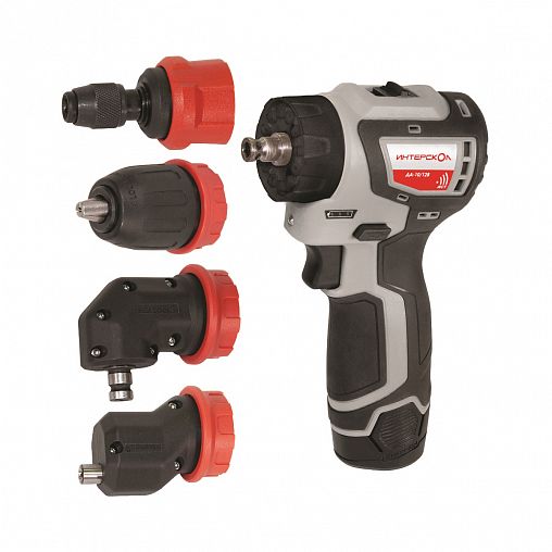 Дрель-шуруповерт аккумуляторная Интерскол ДА-10/12В 36 КомбиМАКС, 12 В, 2 x 2 Ач Li-ion, ЗУ, кейс фото
