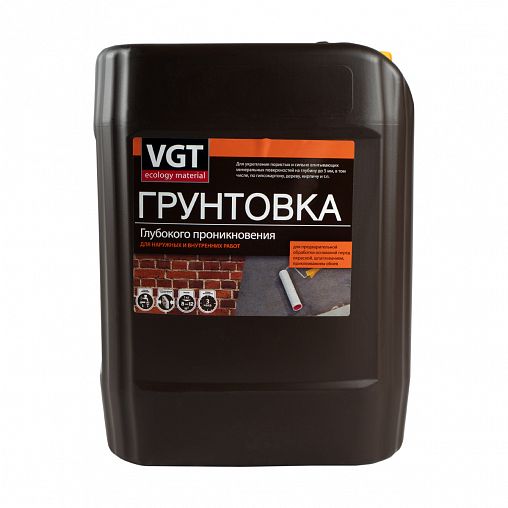 Грунтовка глубокого проникновения VGT ВД-АК-0301, 10 кг фото