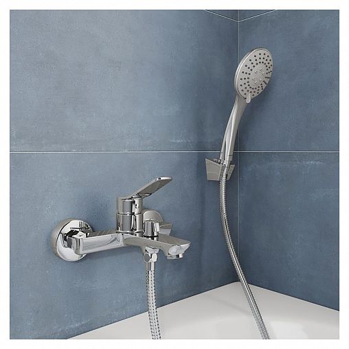 Смеситель для ванны с душем Milardo Enjoy, глянцевый хром фото