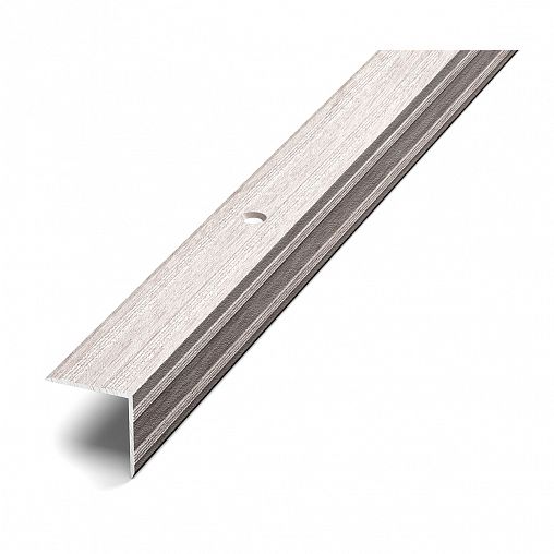 Порог угловой Лука ПУ-05, 1800 x 20 x 20 мм, ясень белый фото