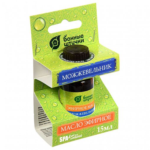 Масло эфирное Банные штучки Spa & Sauna Можжевельник, 15 мл фото