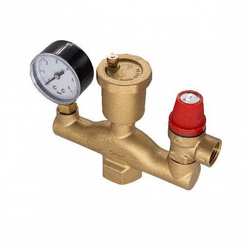 Группа безопасности котла отопления СТМ CARSG001, 1" фото