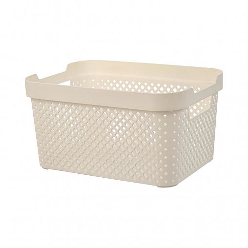 Корзина Plast Team Stockholm, 26,5 x 19,5 x 14 см, молочный туман фото