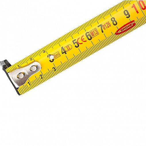 Рулетка Gross Ergonomisch, магнитный зацеп, обрезиненная, 10 м x 25 мм фото