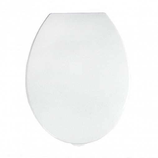 Сиденье для унитаза Мультипласт Групп, 46,5 x 37,5 x 5 см, белый мрамор фото