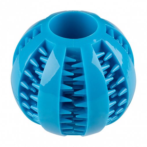 Игрушка-мяч для собак Рыжий кот, d 7 см фото