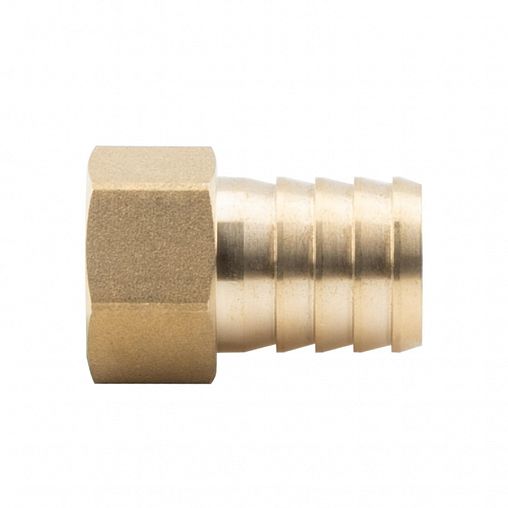 Штуцер латунный для шланга Alato с внутренней резьбой 1/2", 18 мм фото