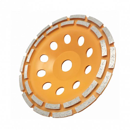 Чашка алмазная зачистная Вихрь, двухрядная, 230 x 22,2 мм фото