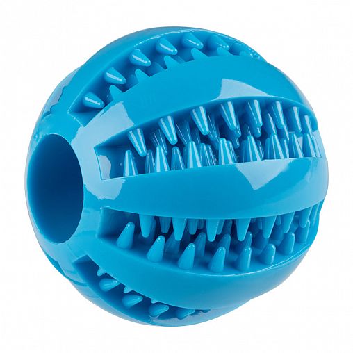 Игрушка-мяч для собак Рыжий кот, d 7 см фото