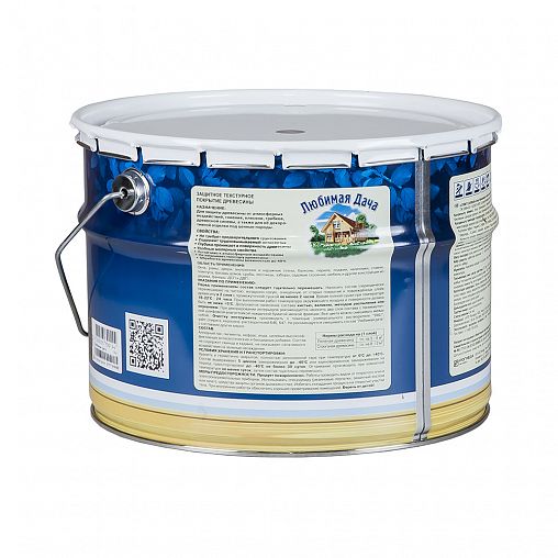 Защитно-декоративное покрытие для дерева Любимая дача, полуматовое, 9 л, палисандр фото