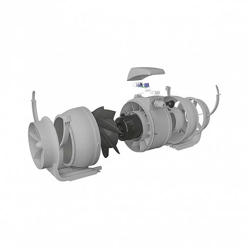 Вентилятор осевой канальный Era Pro Typhoon 125 2SP, 2 скорости, D 125, 25/29 Вт фото