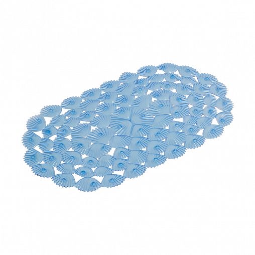 Коврик в ванну противоскользящий Рыжий кот Ракушки, 66 x 37 см фото