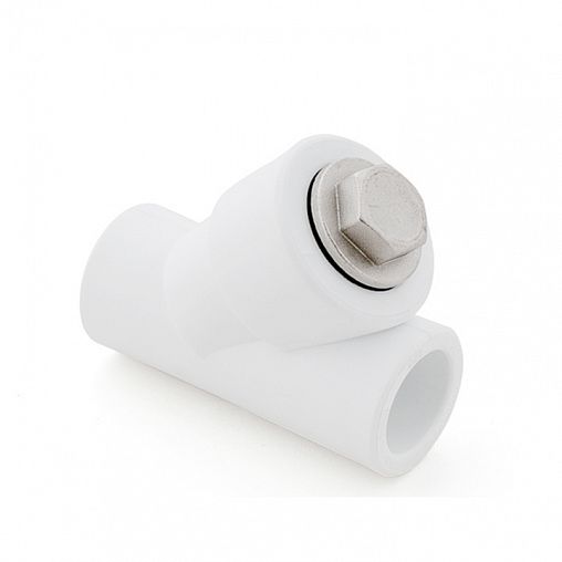 Фильтр полипропиленовый РТП, внутренняя-внутренняя резьба 32 мм, 45º фото