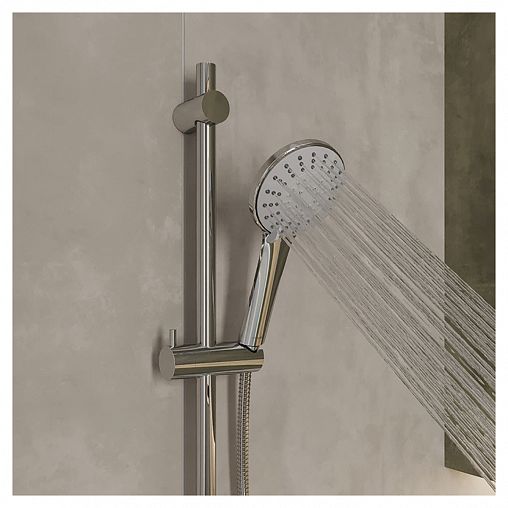 Лейка для душа Milardo Ideal Spa, 5 режимов, хром фото