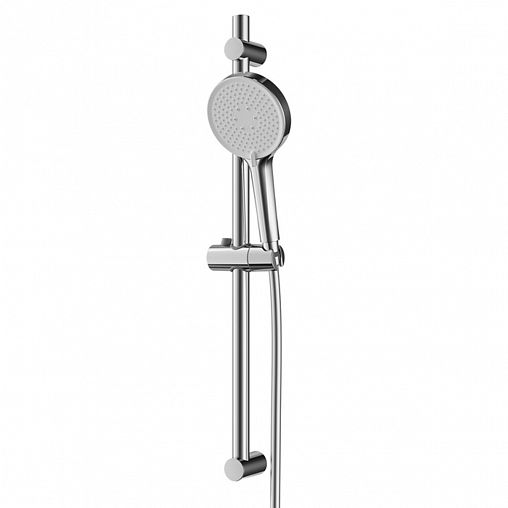 Душевой комплект IDDIS Optima Home (стойка, лейка, шланг, держатель), хром фото