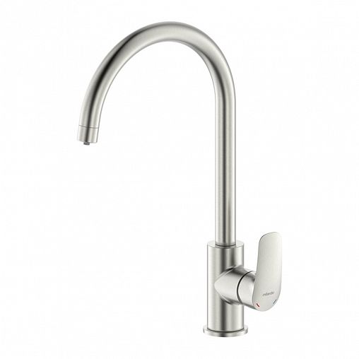 Смеситель для кухни Milardo Rora, с подключением к фильтру, сатин фото