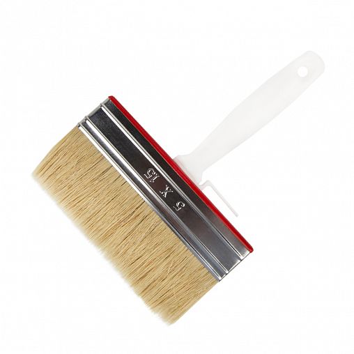 Макловица Krafor, натуральная щетина, пластиковая ручка, 50 x 150 мм фото