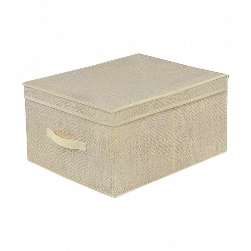 Короб для хранения Leonord, 40 x 50 x 25 см, бежевый фото
