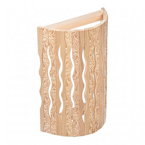 Абажур для светильника угловой Банные штучки Цветы, липа, 31 x 9 x 22 см фото