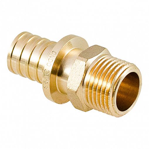 Соединение аксиальное ONDO, латунное, с наружной резьбой 20 x 1/2" фото