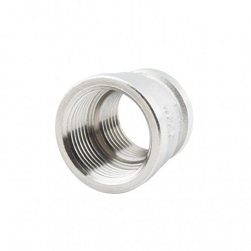 Муфта переходная латунная никелированная Alato с внутренней резьбой 3/4" x 1/2" фото