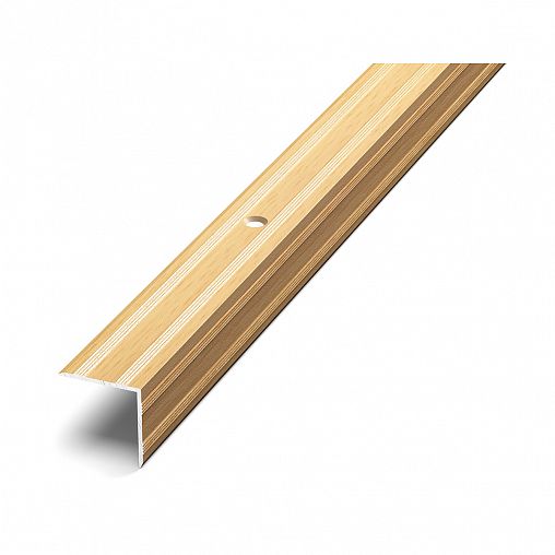 Порог угловой Лука ПУ-05, 1800 x 20 x 20 мм, бук натуральный фото