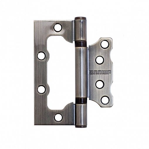 Петля накладная универсальная Аллюр 2BB AB, 100 x 75 x 2,5 мм, бронза, 2шт фото