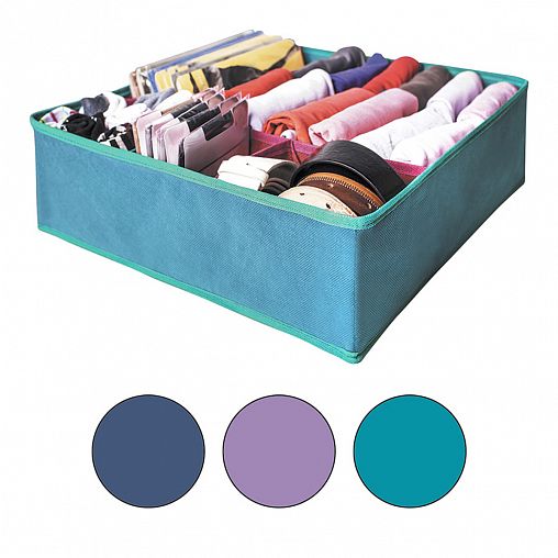 Органайзер для хранения Рыжий кот, 40 x 40 x 13 см, 5 отделений, микс фото