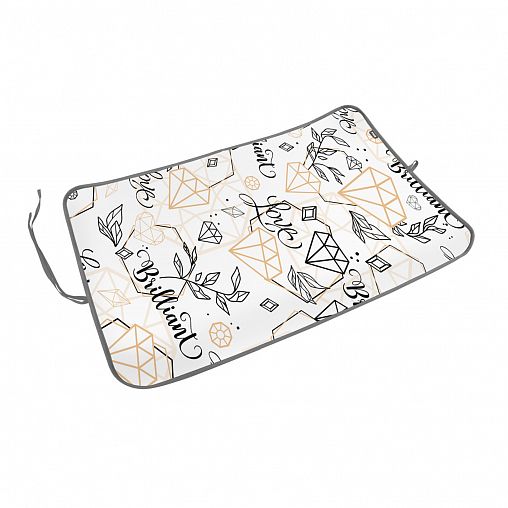 Коврик для глажки белья Nika Бриллианты, 110 x 75 см фото