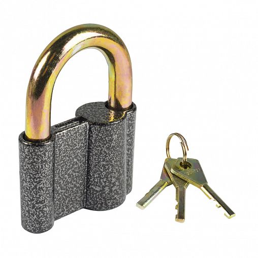Замок навесной Tech-Top TB-3, 90 x 61 x 24 мм, 3 ключа фото