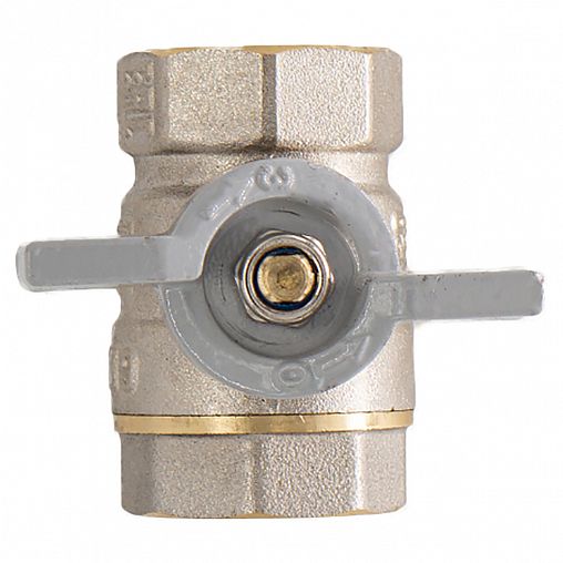 Кран шаровой латунный СТМ Стандарт, 1", внутренняя/внутренняя резьба, бабочка фото