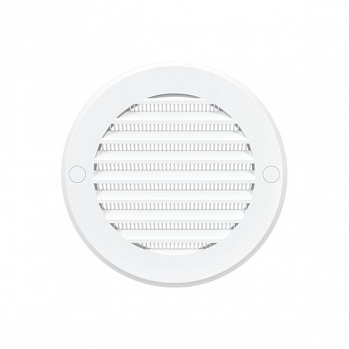 Решетка вентиляционная Era 10РКС, пластиковая, с сеткой, с фланцем D 100 мм, D 136 мм фото