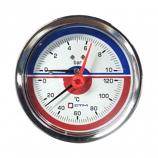 Термо-манометр СТМ, аксиальный, 1/4" фото