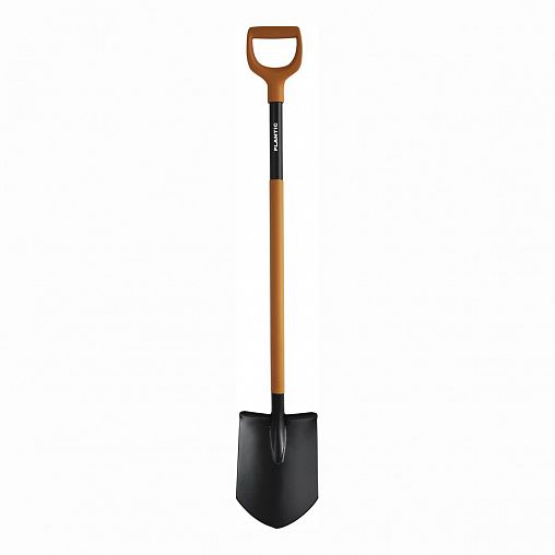 Лопата штыковая Plantic by Fiskars Terra Plus, с черенком и ручкой, 1220 мм фото